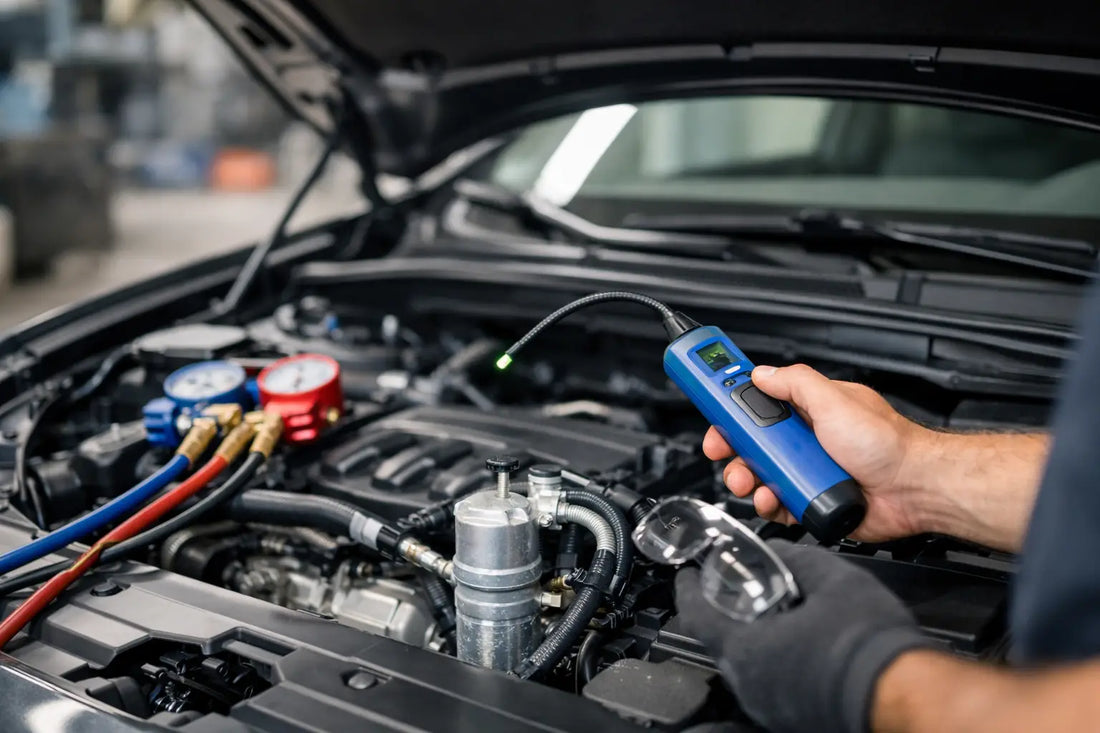 Lecksuche Klimaanlage Auto einfach erklärt