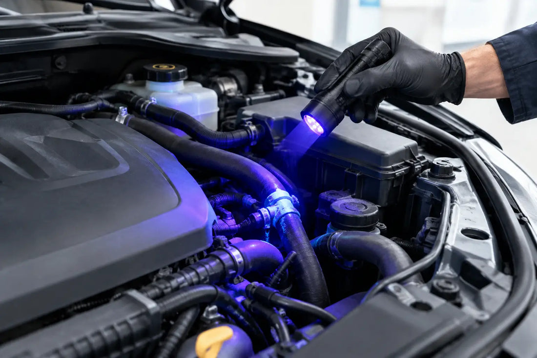 UV-Lecksuche im Motorraum richtig durchführen