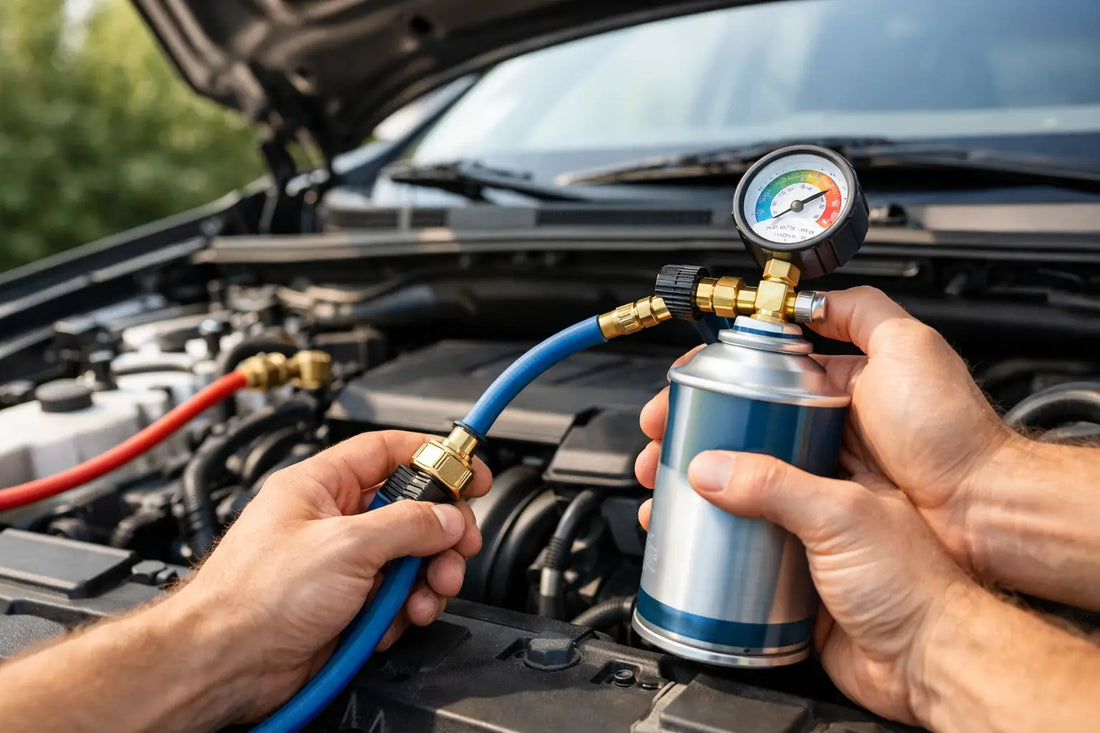 Leitfaden für Auto AC Refill selbst gemacht