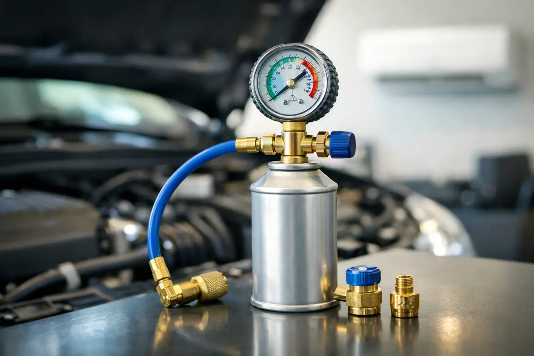 Klimadose mit Manometer kaufen - richtig wählen